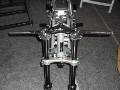 Lenker und Rasten für die erste Sitzprobe :-)